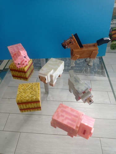 Minecraft set personaggi - minecraft,