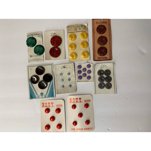 Bottoni vintage plastica lotto