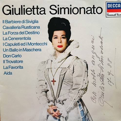 Giacca autografata - giacca, lp