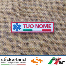 Toppa Toppe Patch TUO NOME con