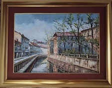 Quadro dipinto ad olio da