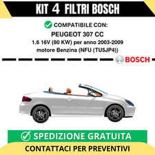 KIT BOSCH 4 Filtri tagliando