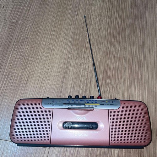 Lettore cassette radio rosa - cassette,