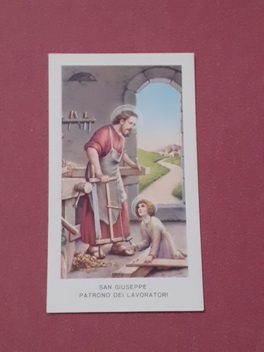 Santino san giuseppe carta - santino,