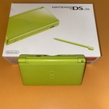 Nintendo DS Lite Console Lime Green Completo Di Scatola E Inserti