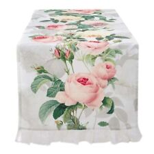 Runner Con Gala Blanc Mariclo Le Rose Del Borgo Shabby Chic Provenzale Country 