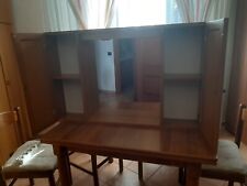 Mobiletto Specchiera Pensile Parete Bagno Armadietto con Specchio Legno 1 Anta