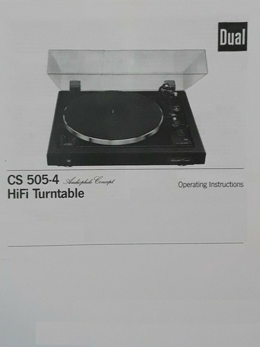 Dual 505 giradischi hifi - cs,