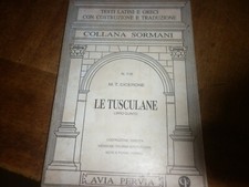 LE TUSCULANE - M.T. .CICERONE-