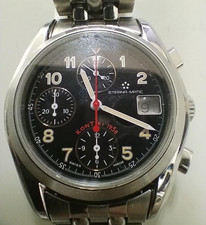 Orologio da uomo Eterna Matic Kontiki 1958 cronografo automatico quadrante ne...