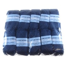 GOMITOLI 100% COTONE BLU JEANS