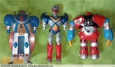3 ROBOTS TEKKAMAN NAKAJIMA JAPAN LOOSE INCOMPLETI DA SISTEMARE. SPECIAL PRICE !