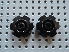 Lego 2 x Cerchio Tread Pignone 75903 Nero 42028 7632 70654