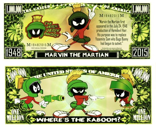 Marvin martien billet - martien,