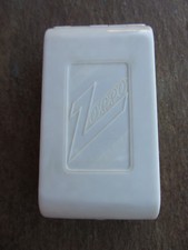 SCATOLA IN BACHELITE BIANCA RASOIO ZORRO LUSSO