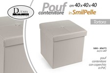 Pouf contenitore poggiapiedi - contenitore,
