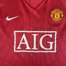 Rara maglia calcio originale Manchester United 2007/2008/2009 home uomo XL