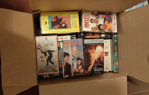Vintage vhs tape collection - tape,