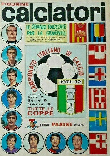 Calciatori 1971 panini - calciatori, -panini-