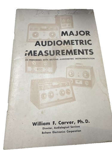 Major audiometric measurements - major,
