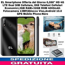 EL Smartphone 6,088" HD 4G LTE