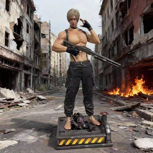 Statua resident evil requiem - evil, 9