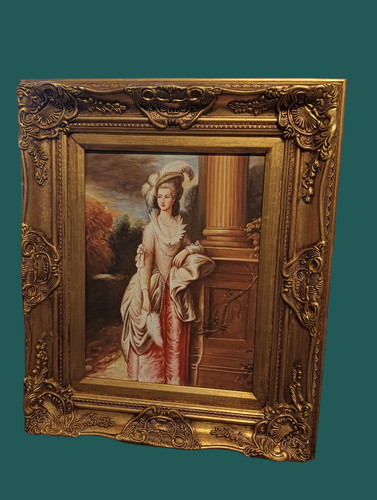 Quadro stampa telata dama - ,stampa, di