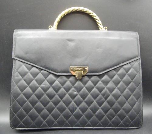 Kimijima black quilted leather - kimijima,