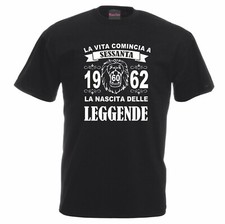 t-shirt uomo donna scritta 60