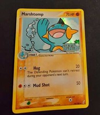 Pokemon Marshtomp 38/100 Holo Stamped - EX Crystal Guardians - LP Condition