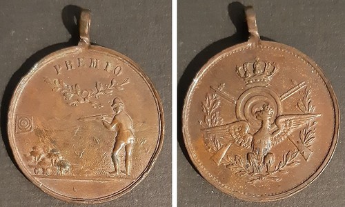 Medaglia premio tiro - a, segno