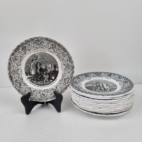 Assiettes parlantes terre - 12, parlantes,