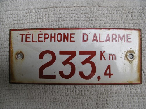 Telephone alarme 233 - 233.4, km