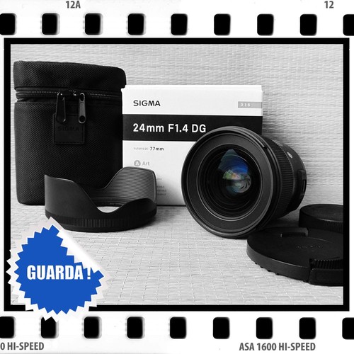 Sigma 24mm hsm art - sigma, f/1.4