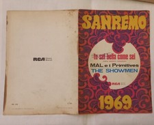 SPARTITO MAL e i PRIMITIVES THE SHOWMAN : "TU SEI BELLA COME SEI" SANREMO 1969