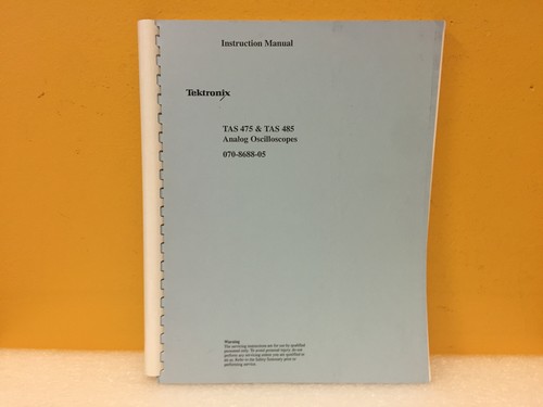 Tektronix 070 8688 tas475 - tektronix,