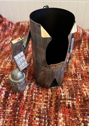 Fatto mano tin man bottiglia - a,