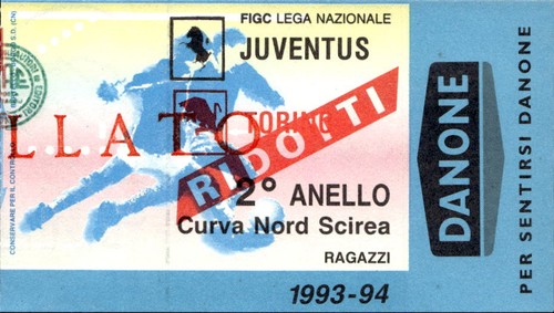 Biglietto stadio juventus - juventus, 2�