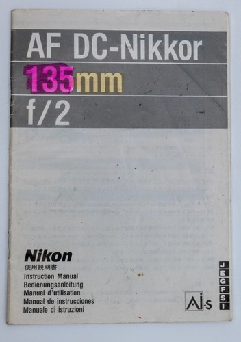 Nikon foglio uso af - foglio,