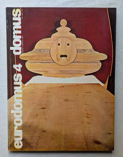 1972 domus 4th - eurodomus, italy