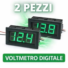 2 PEZZI Voltmetro digitale