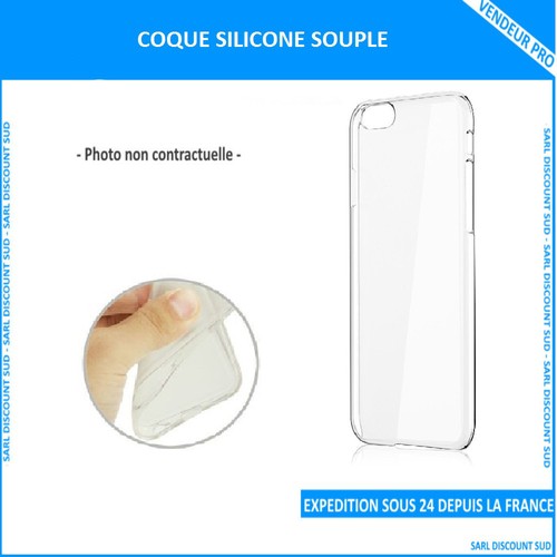 Coque silicone souple pour - coque,