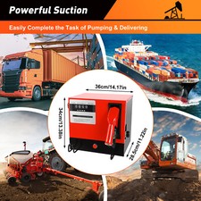 Pompa Trasferimento Carburante Autoadescante 220V-240V Pompa Trasferimento Olio Diesel Pompa Olio NUOVO