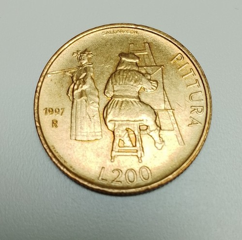 Moneta 200 lire - lire, marino