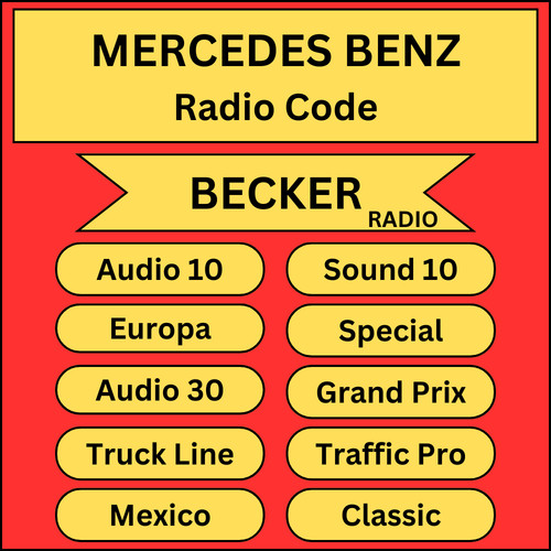 Codice sblocco per mercedes - codice,