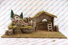 Presepe Natale Pastori Capanna Artigianale Made In Italy