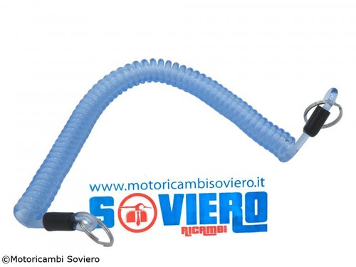 Portachiavi blu traslucido - blu,