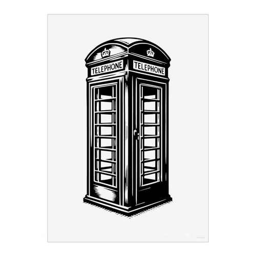 British telephone kiosk - telephone, kiosk'