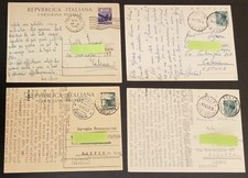 Lot postcards travelled - no.4,
