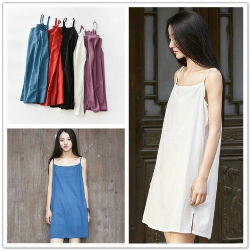 Abito donna cotone lino - , slip